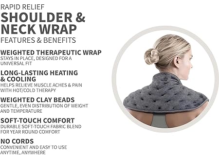 Weighted Clay Beads Therapeutic Wrap for Muscle Pain