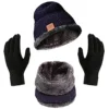 winter combo-cap, neck warmer, gloves