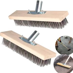 Stainless steel tile brush