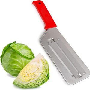 Cabbage Shredder Kitchen Grater Slicer Stainless Steel Shredder Knife Fruit Chopper Grater for Kitchen Shredder for Cabbage Cutter Red Cabbage Shredder for Coleslaw Cabbage Slaw Chopper Knife